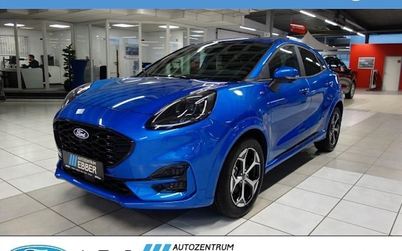 Blau Neu 2025 Ford Puma Gen-E ST-Line SUV | 30.971 € - Bild 1/4