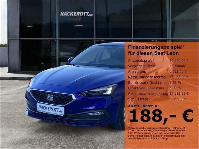 Blau Gebraucht 2020 Seat Leon Style Limousine | 18.450 € (Guter Preis) - Bild 1/4