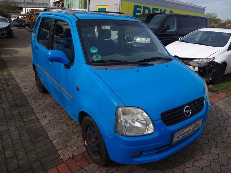 Gebraucht Opel Agila 75 PS (55 kW) 2002 Blau Van / Kleinbus