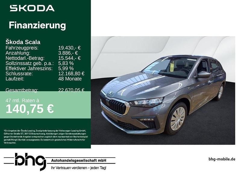 Grau Gebraucht 2025 Skoda Scala Essence Kleinwagen | 19.430 € (Superpreis) - Bild 1/3