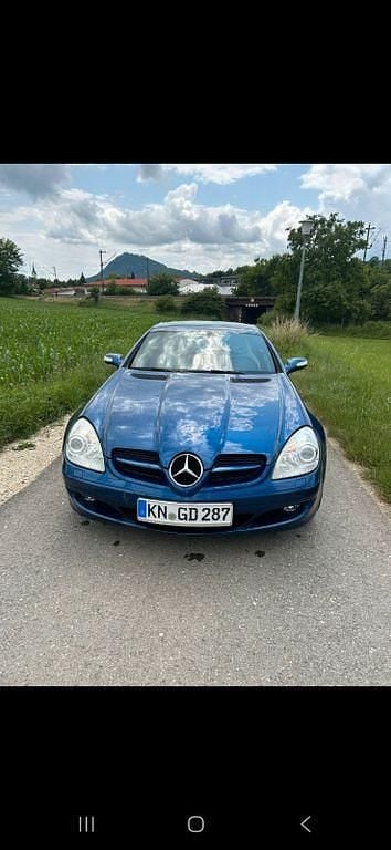 Blau Gebraucht 2005 Mercedes SLK280 Cabrio | 8.499 € (Fairer Preis) - Bild 1/4
