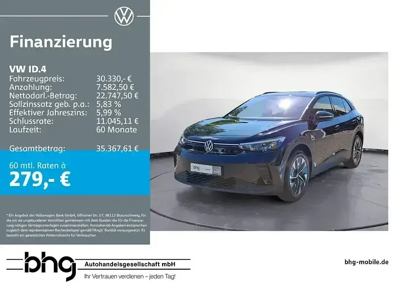 Gebraucht VW ID.4 Pure 125 kW (170 PS) 2024 SUV