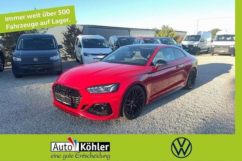 Tangorot met Gebraucht 2021 Audi RS5 Ambiente Coupé | 59.790 € (Guter Preis) - Bild 1/3