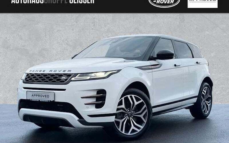 Weiß Gebraucht 2022 Land Rover Range Rover evoque SE Dynamic SUV | 48.650 € (Teuer) - Bild 1/4
