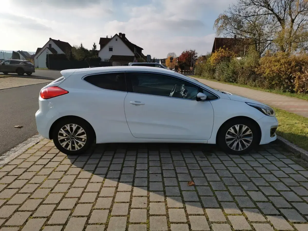 Gebraucht Kia ProCeed 116 PS (85 kW) 2015 Weiß Kleinwagen