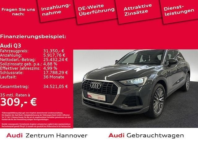 Nanograu metallic Gebraucht 2022 Audi Q3 Ambiente SUV | 31.350 € (Fairer Preis) - Bild 1/4