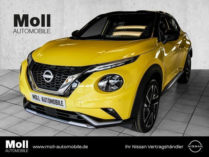 Dark metallic grey (m) / kf bl Gebraucht 2024 Nissan Juke SUV | 23.980 € (Teuer) - Bild 1/4