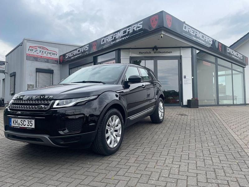 Schwarz Gebraucht 2018 Land Rover Range Rover evoque Skyview Edition SUV | 18.500 € (Fairer Preis) - Bild 1/4