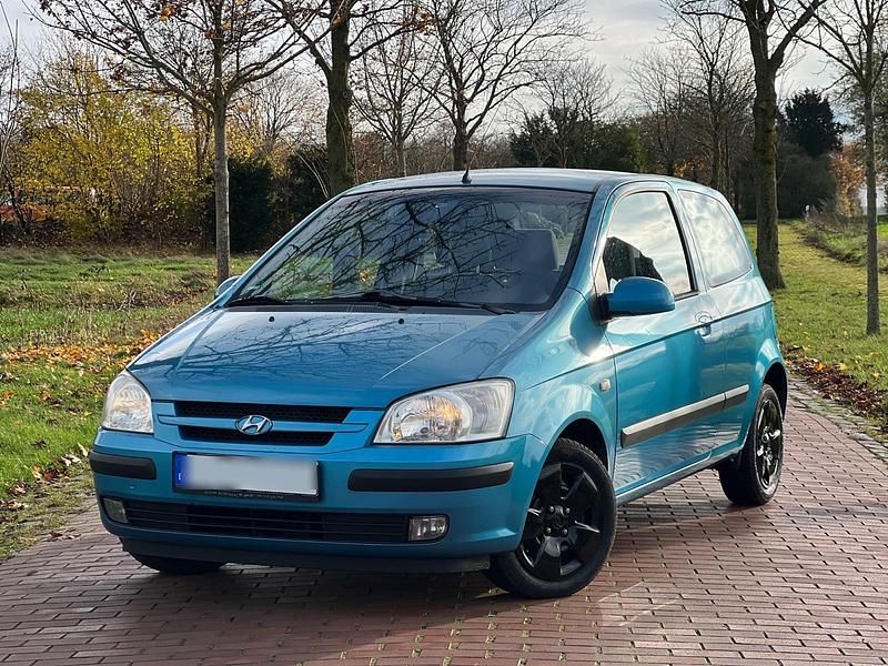 Blau Gebraucht 2003 Hyundai Getz Kleinwagen | 799 € (Fairer Preis) - Bild 1/4