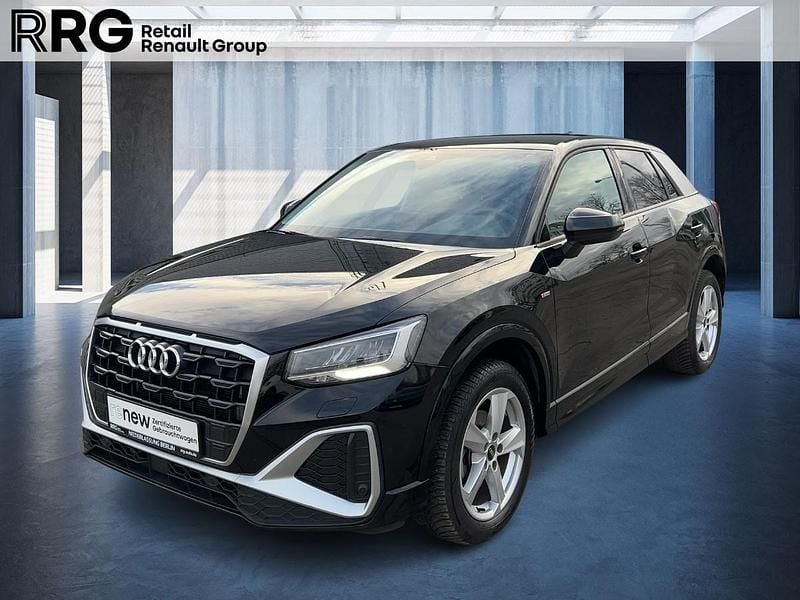 Mythosschwarz Gebraucht 2024 Audi Q2 S-Line SUV | 26.390 € (Guter Preis) - Bild 1/3