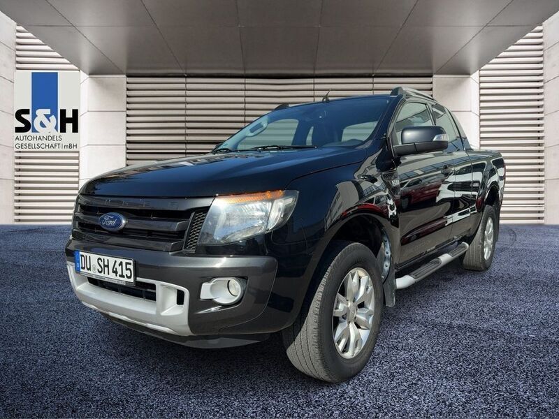 Schwarz (panther schwarz (schwarz) (schwarz)) Gebraucht 2013 Ford Ranger Wildtrack Abholung | 20.990 € (Fairer Preis) - Bild 1/4