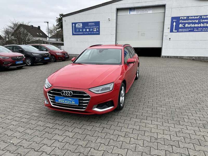 Tangorot metallic Gebraucht 2021 Audi A4 Sport Kombi | 19.995 € (Guter Preis) - Bild 1/4