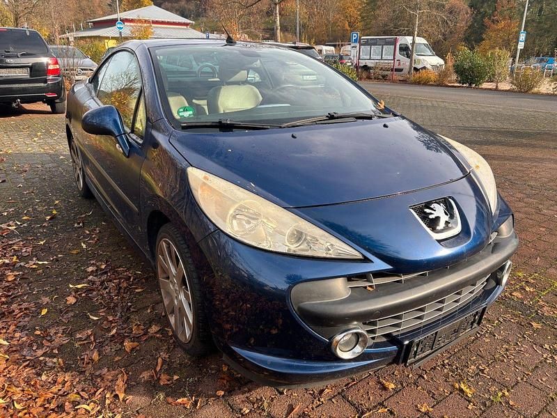 Blau Gebraucht 2008 Peugeot 207 CC Sport Cabrio | 700 € (Superpreis) - Bild 1/4