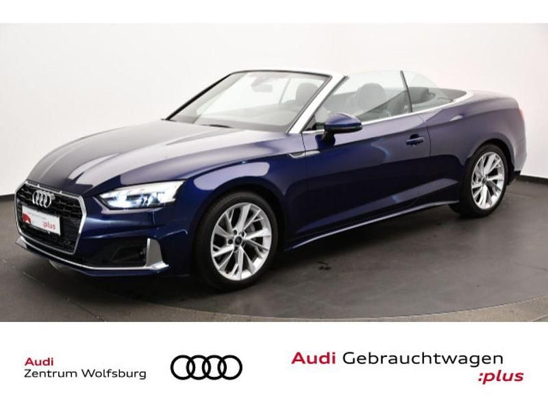 Navarrablau metallic (metallic) Gebraucht 2024 Audi A5 Cabriolet Cabrio | 40.490 € (Superpreis) - Bild 1/4