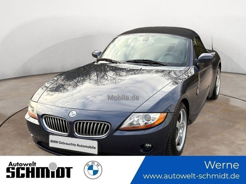 Blau Gebraucht 2004 BMW Z4 Performance Cabrio | 11.990 € (Superpreis) - Bild 1/4