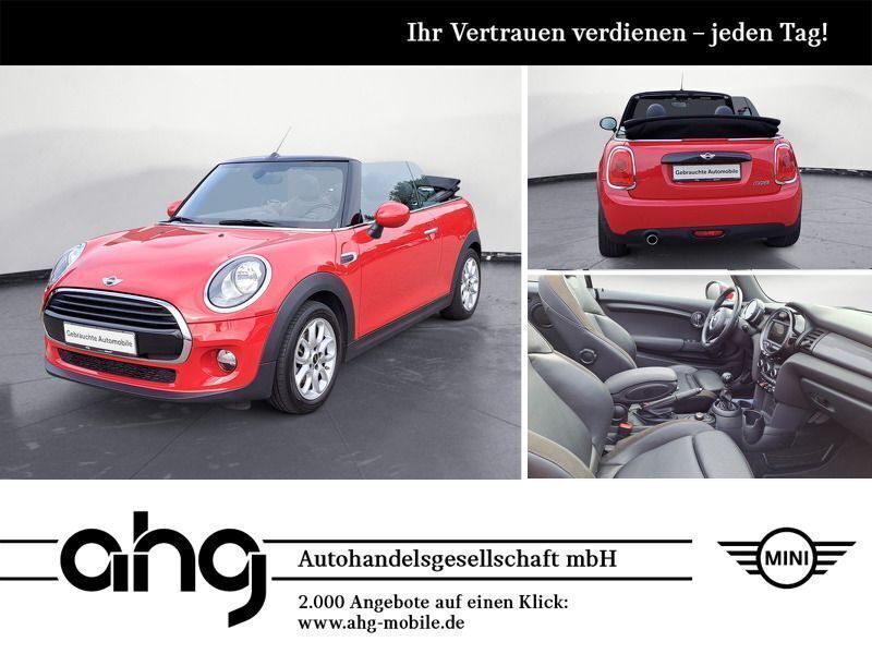 Rot Gebraucht 2018 Mini Cooper Cabriolet Pepper Cabrio | 17.930 € (Fairer Preis) - Bild 1/4