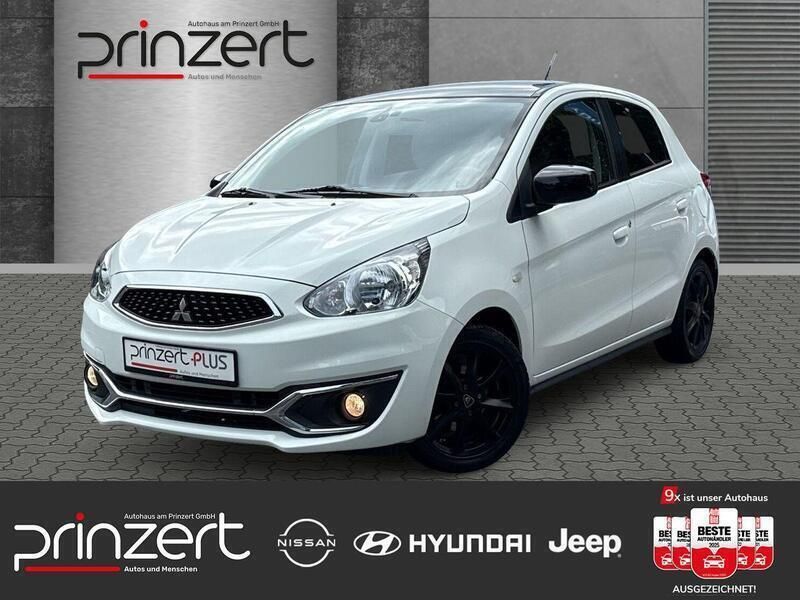 Islandweiss / magicschwarz (s) Gebraucht 2019 Mitsubishi Space Star Diamant Edition Kleinwagen | 11.970 € (Fairer Preis) - Bild 1/4