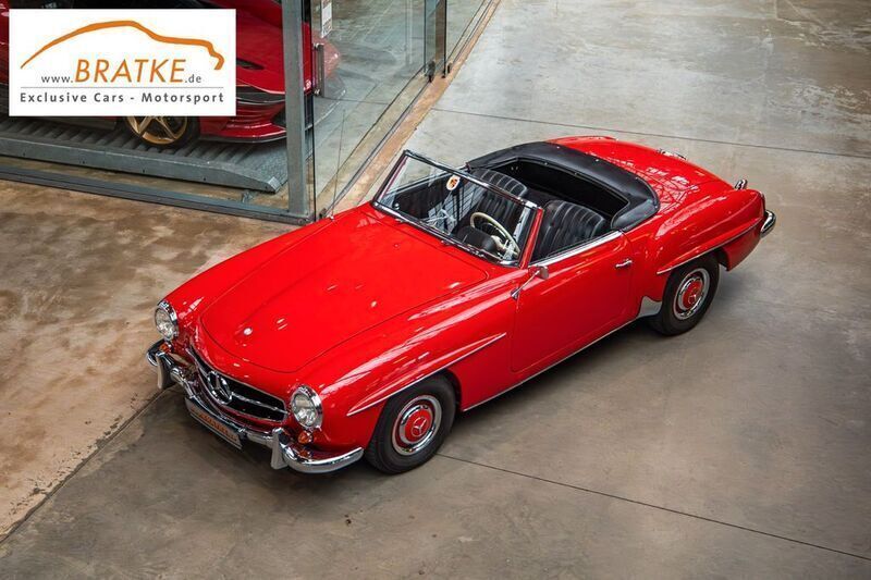 Feuerrot Gebraucht 1962 Mercedes 190 Cabrio | 98.962 € - Bild 1/4