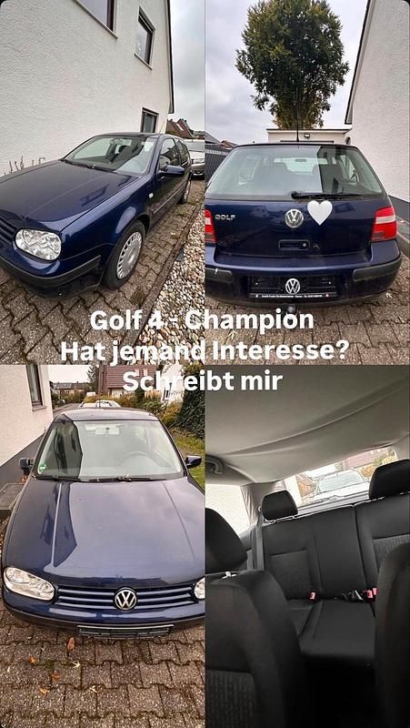 Blau Gebraucht 2002 VW Golf Limousine | 1.500 € (Fairer Preis) - Bild 1/4