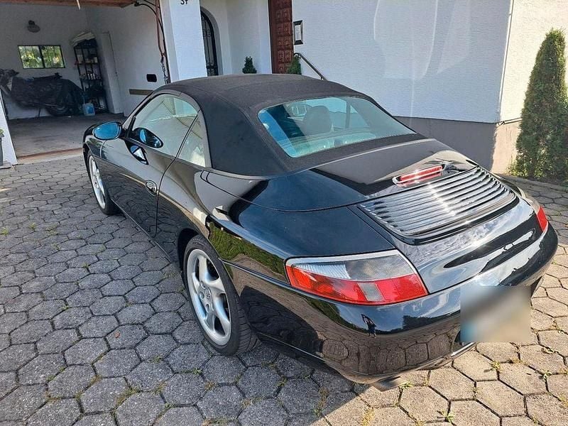 Schwarz Gebraucht 1999 Porsche 911 Carrera 4 Cabriolet Cabrio | 30.500 € (Guter Preis) - Bild 1/4