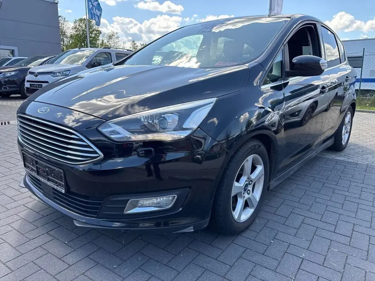 Gebraucht Ford C-MAX Titanium 120 PS (88 kW) 2016 Iridiumschwarz metallic Van / Kleinbus