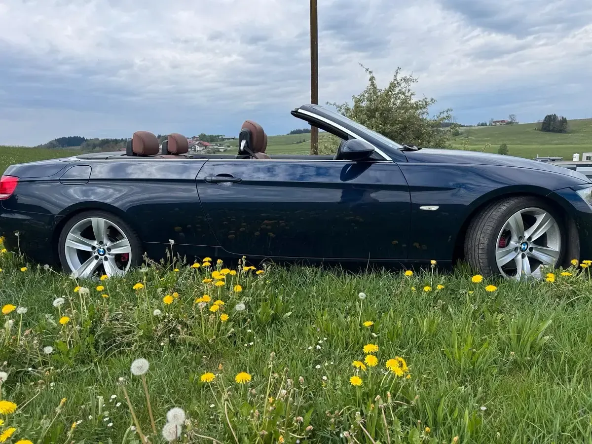 Gebraucht BMW 325 Cabriolet 218 PS (160 kW) 2007 Blau Cabrio