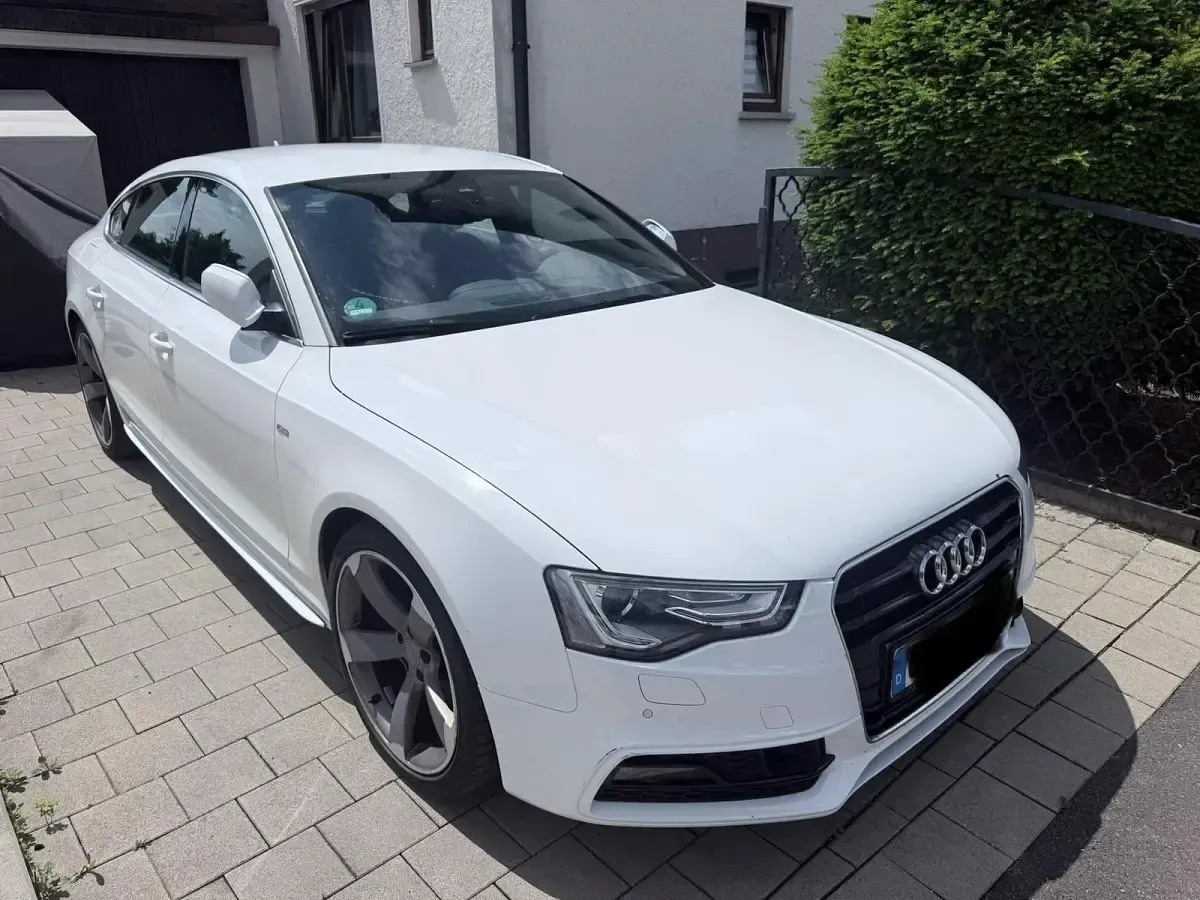 Gebraucht Audi A5 Sportback S-Line 190 PS (139 kW) 2014 Weiß Kleinwagen