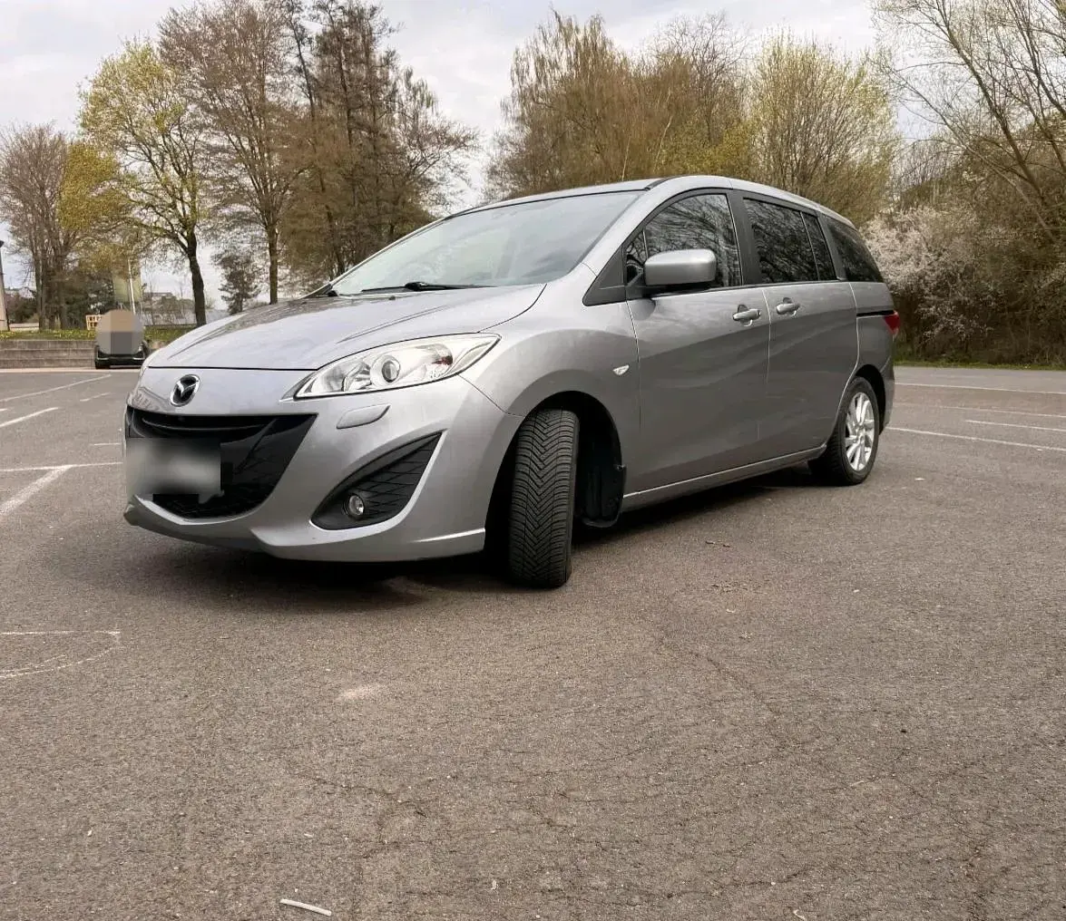 Gebraucht Mazda 5 115 PS (84 kW) 2011 Silber Van / Kleinbus