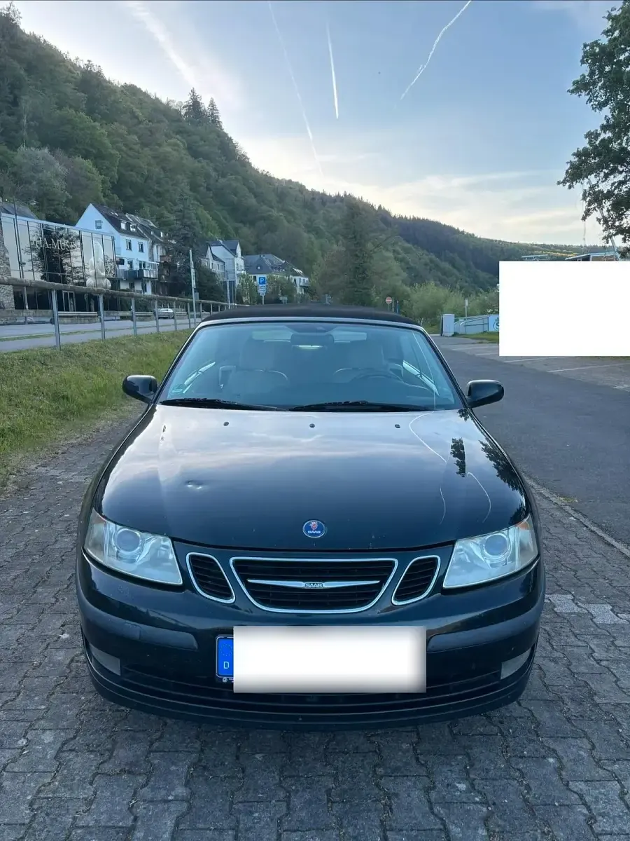 Usata Saab 9-3 150 CV (110 kW) 2007 Nero Cabrio