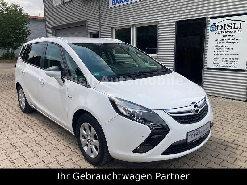 Schneeweiss/olympic/summit whi Gebraucht 2016 Opel Zafira Tourer Edition Van / Kleinbus | 9.900 € (Fairer Preis) - Bild 1/4