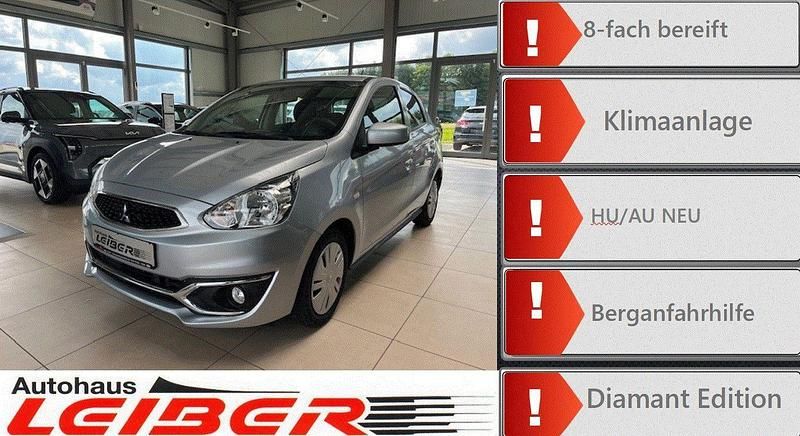 Silber Gebraucht 2020 Mitsubishi Space Star Diamant Edition Kleinwagen | 8.490 € (Guter Preis) - Bild 1/4
