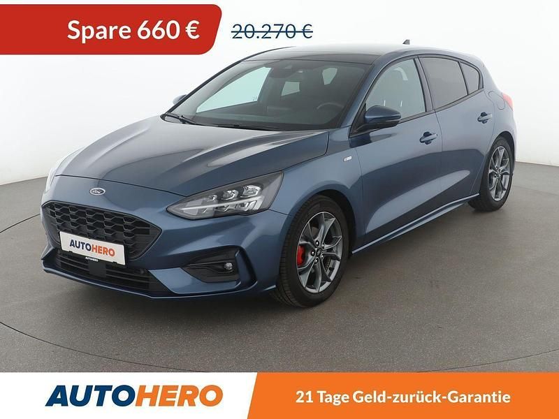 Blau Gebraucht 2020 Ford Focus ST-Line X Limousine | 19.610 € (Guter Preis) - Bild 1/3