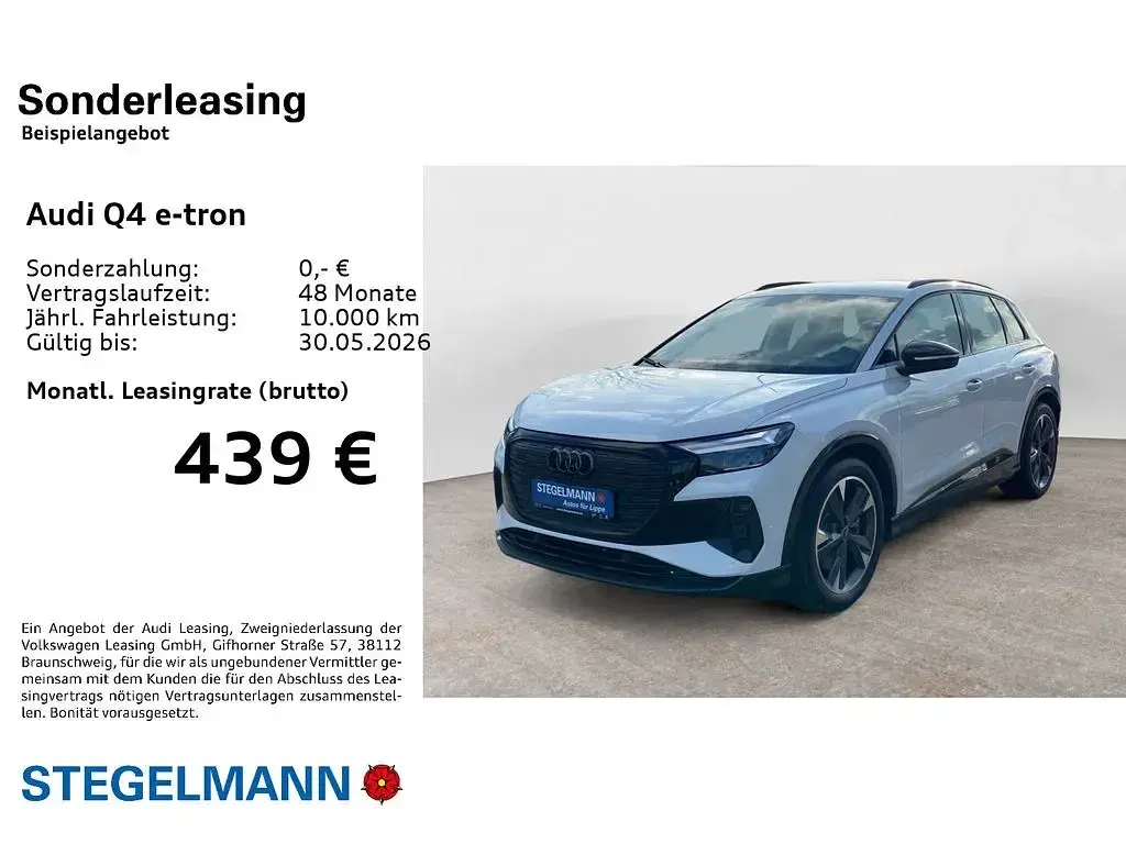 Second-hand Audi Q4 e-tron Advanced 210 kW (286 CP) 2025 Alb SUV