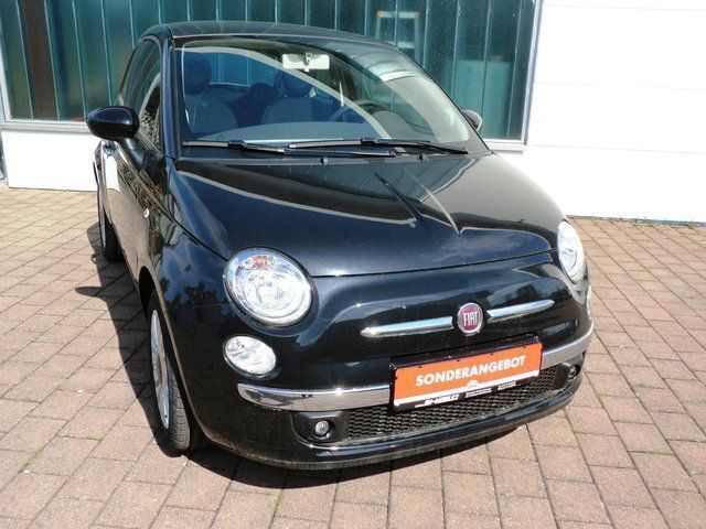 Gebraucht Fiat 500 Lounge 69 PS (50 kW) 2013 Schwarz metallic Kleinwagen
