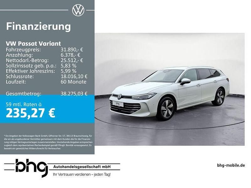 Oryxweiß perlmutteffekt Gebraucht 2024 VW Passat Business Kombi | 31.490 € (Fairer Preis) - Bild 1/4