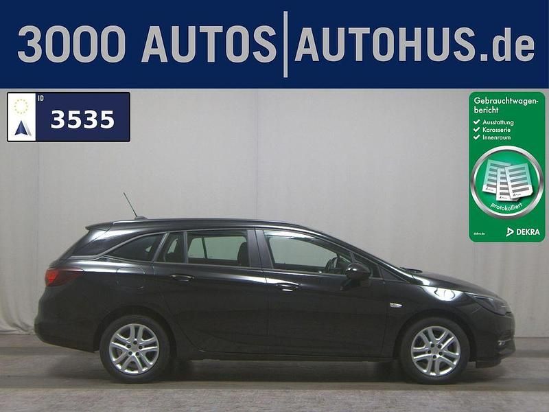 Onyx schwarz Gebraucht 2021 Opel Astra Business Kombi | 9.980 € (Fairer Preis) - Bild 1/4