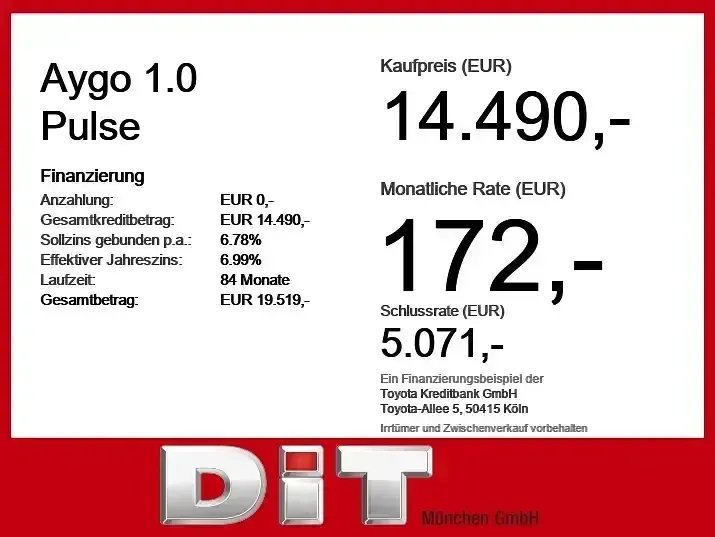 Gebraucht Toyota Aygo Pulse 72 PS (52 kW) 2023 Schwarz Kleinwagen