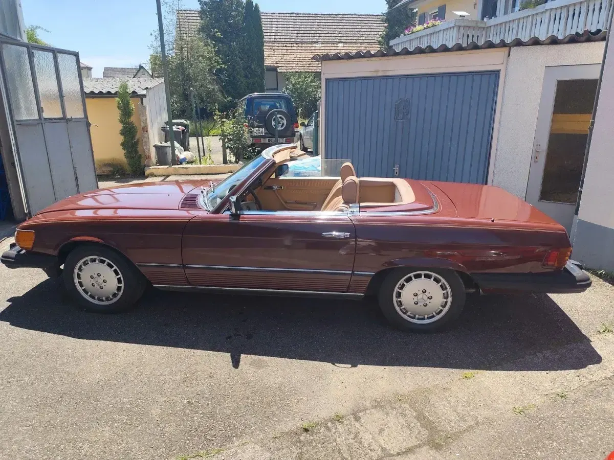 Gebraucht Mercedes SL380 1983 Rot Cabrio