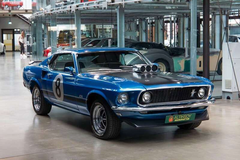 Acapulco blue Gebraucht 1969 Ford Mustang S Coupé | 139.000 € - Bild 1/4