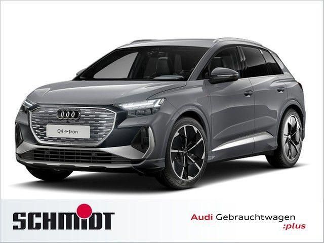 Gebraucht Audi Q4 e-tron S-Line 150 kW (204 PS) 2023 Kieselgrau SUV