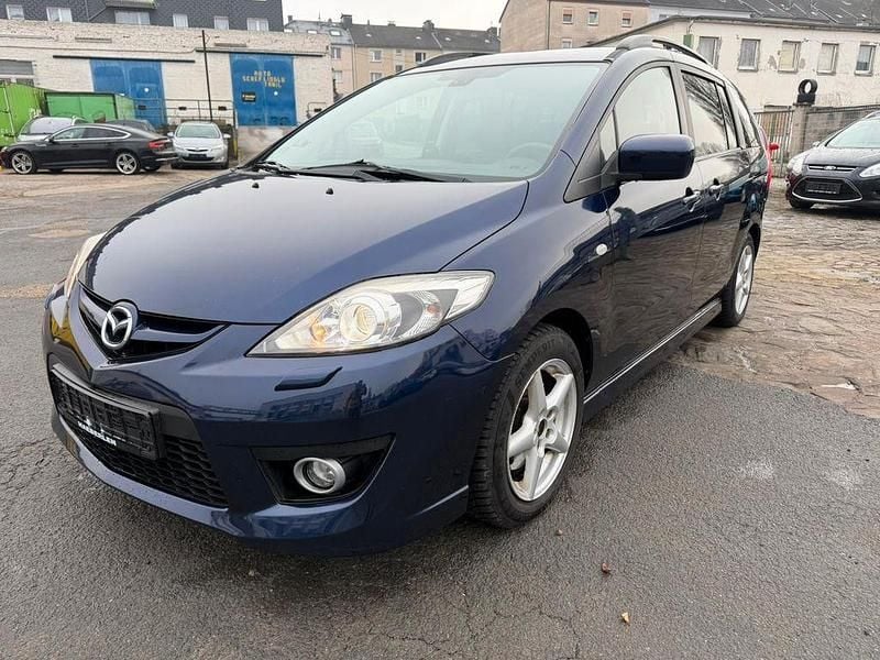 Gebraucht Mazda 5 Active Plus 143 PS (105 kW) 2009 Blau Van / Kleinbus
