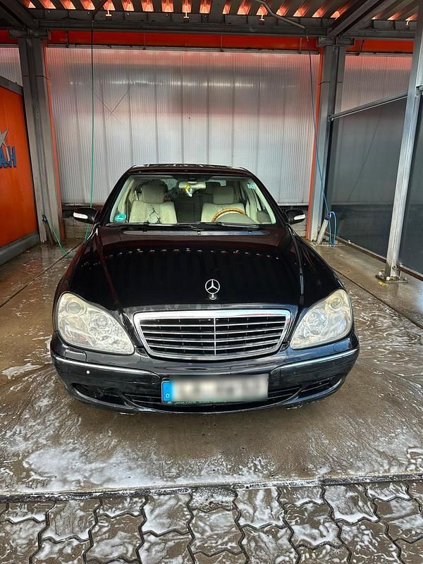 Schwarz Gebraucht 2003 Mercedes S320 Limousine | 1.950 € (Superpreis) - Bild 1/4