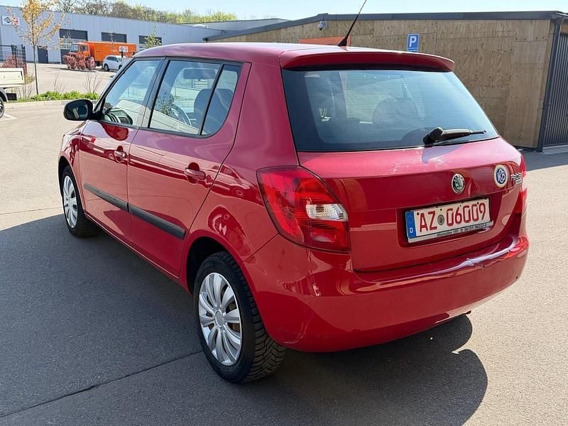 Gebraucht Skoda Fabia 86 PS (63 kW) 2009 Rot Kleinwagen