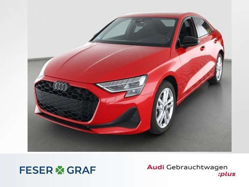 Progressivrot metallic Gebraucht 2024 Audi A3 Advanced Plus Limousine | 34.890 € - Bild 1/4