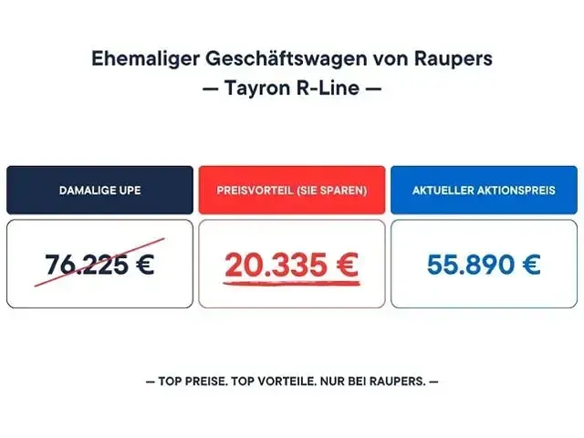 Gebraucht VW Tayron R-line 272 PS (200 kW) 2025 Delfingrau metallic SUV