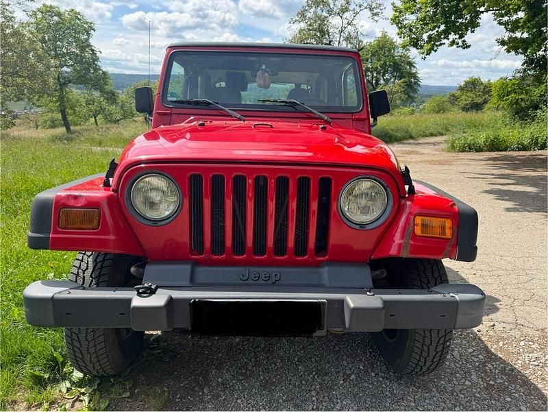 Rot Gebraucht 1998 Jeep Wrangler Sport SUV | 11.500 € (Superpreis) - Bild 1/4