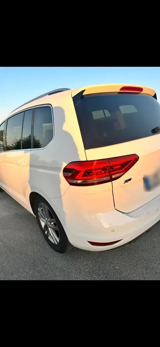 Gebraucht VW Touran R-line 150 PS (110 kW) 2016 Weiß Van / Kleinbus