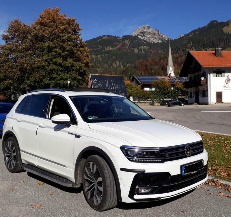 Weiß Gebraucht 2018 VW Tiguan R-line SUV | 27.500 € (Guter Preis) - Bild 1/4