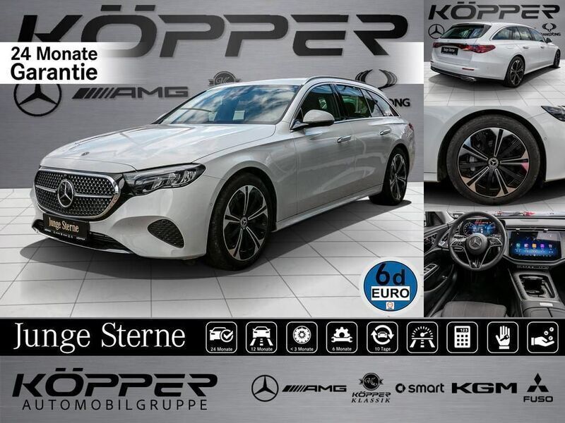 Polarweiss Gebraucht 2024 Mercedes E300 Advanced Kombi | 48.888 € (Superpreis) - Bild 1/4