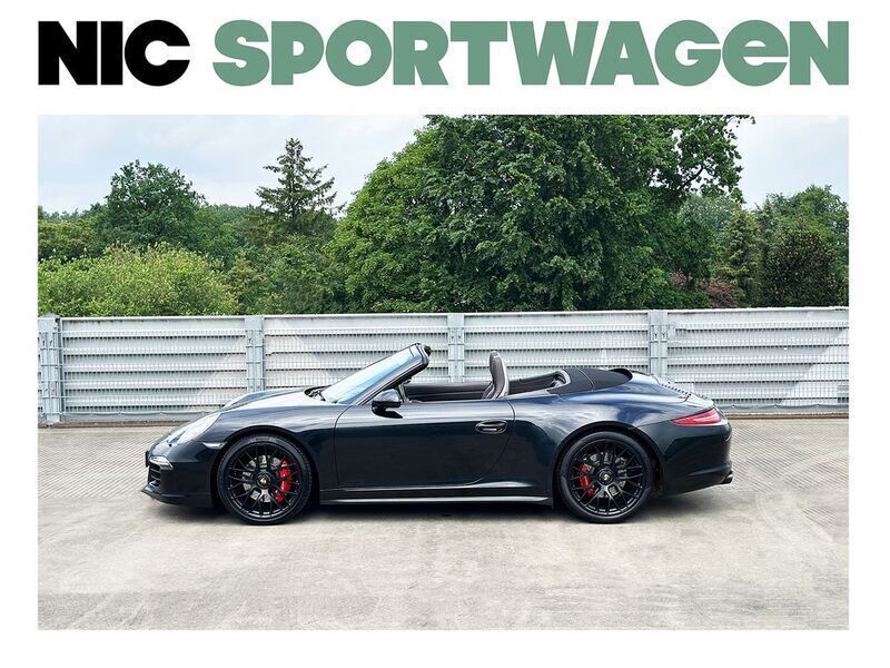Tiefschwarzmetallic Gebraucht 2015 Porsche 911 Carrera 4 GTS Cabrio | 119.700 € (Fairer Preis) - Bild 1/4